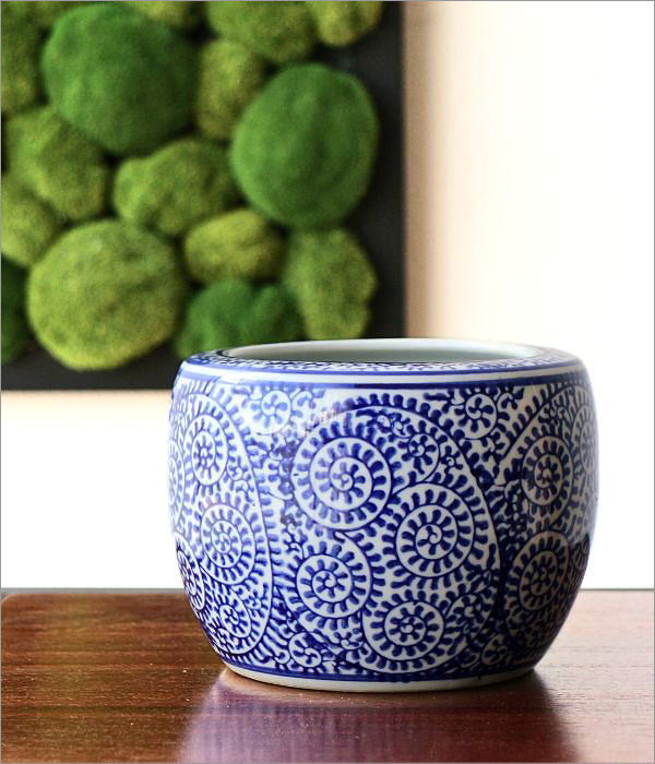 火鉢 陶器鉢 水鉢 陶器 睡蓮鉢 メダカ鉢 めだか鉢 金魚鉢 植木鉢