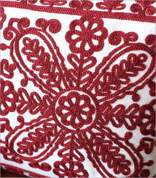 クッション 30×50cm クッションカバー ソファ 刺繍 おしゃれ 長方形