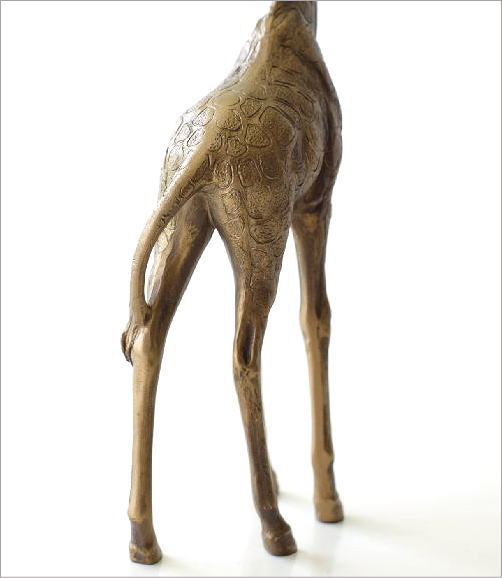 キリン きりん 麒麟 置物 オブジェ おしゃれ アンティーク アニマル