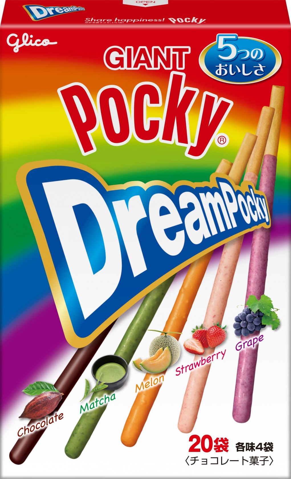 ジャイアントドリームポッキー | 【公式】江崎グリコ(Glico)