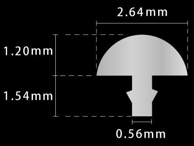 JESCAR フレット #47104-NS W2.64XH1.20通販｜ギターワークス
