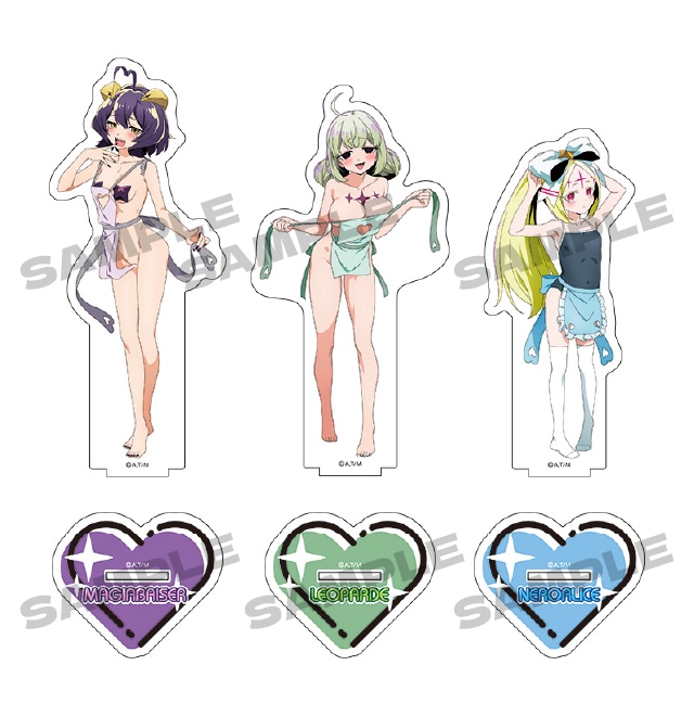 TVアニメ「魔法少女にあこがれて」の新規描き下ろしイラストを使用した