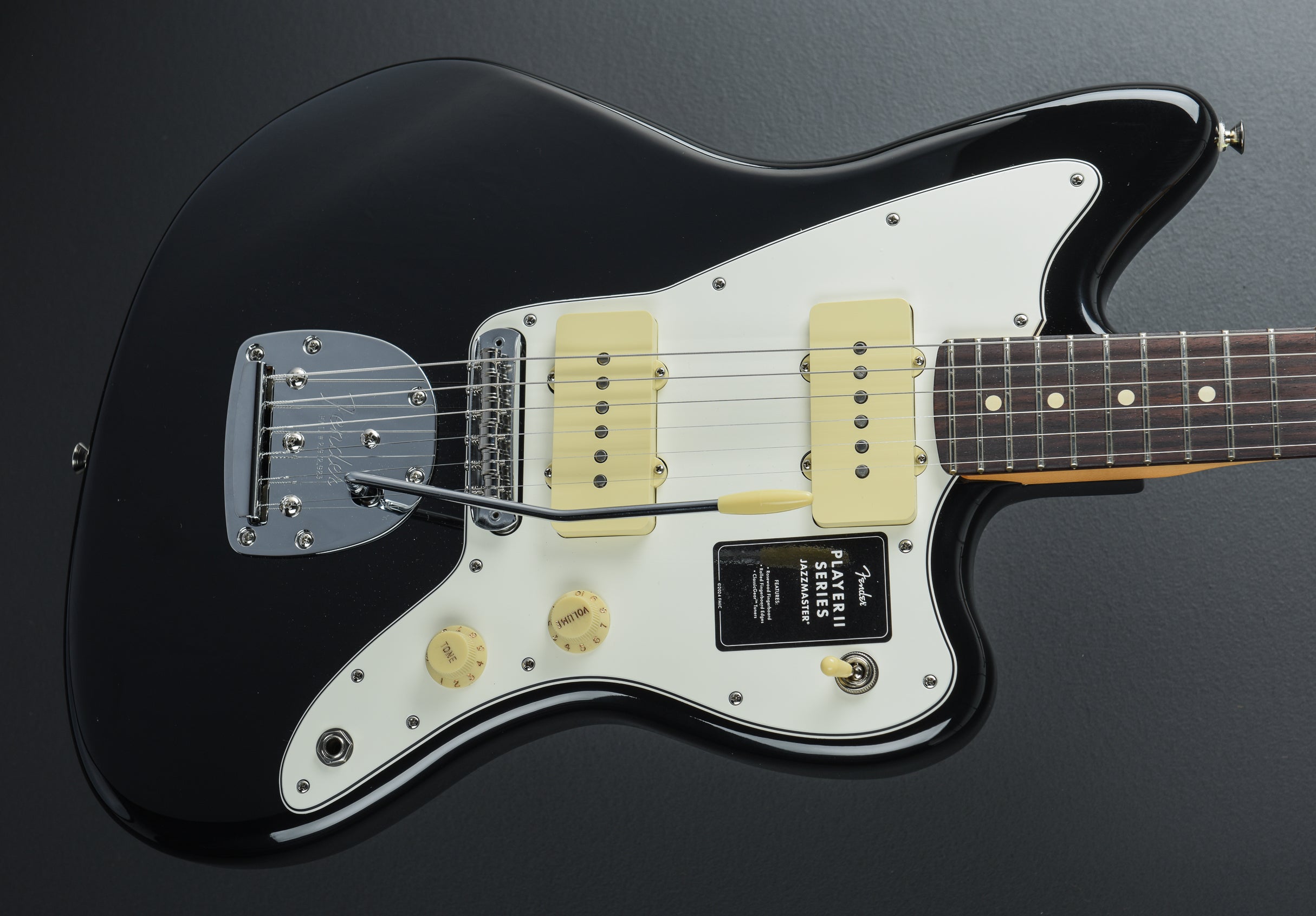 Player II Jazzmaster - Black – Dave's Guitar Shop