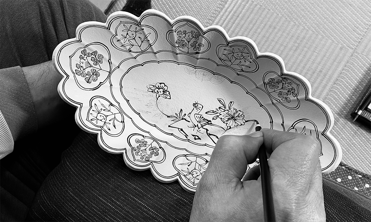 藍九谷を現代に、再現