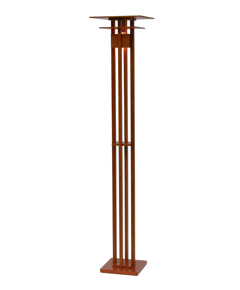 DCS CORP　和モダン　デザイナーズ　朱色　三角　サイドラック　フロアランプ DCS CORP 和モダン デザイナーズ 朱色 三角 サイドラック フロアランプ