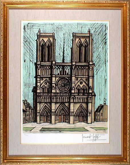 ベルナール ビュッフェ ノートルダム寺院（新パリシリーズ）