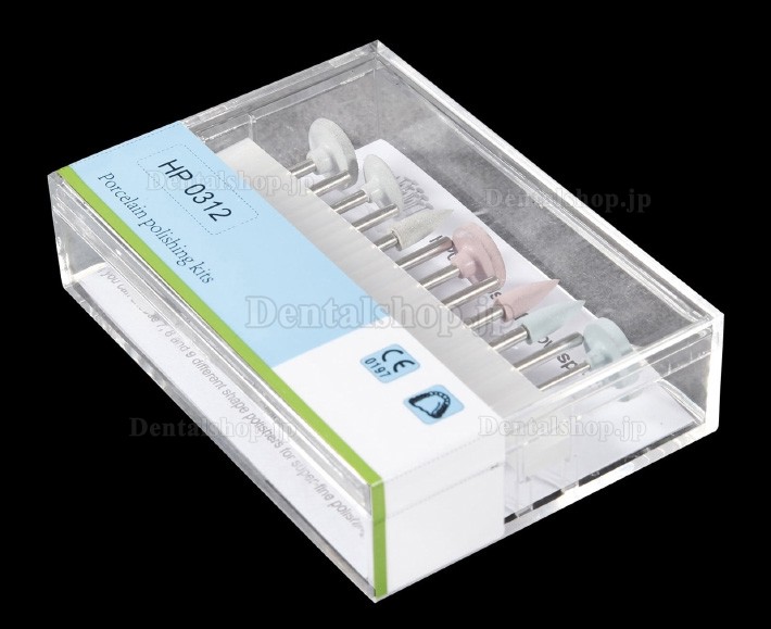 2Pcs低速ハンドピースストレートノーズ用歯科複合研磨セットHP 0312 3