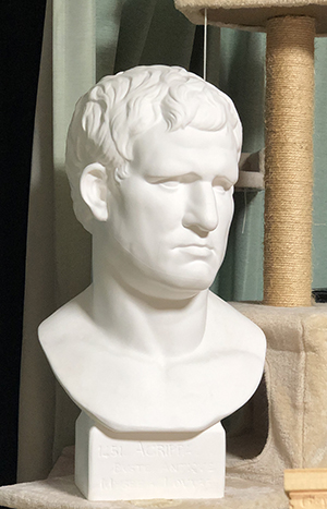 投稿デッサン無料添削 石膏像「アグリッパ」のデッサン