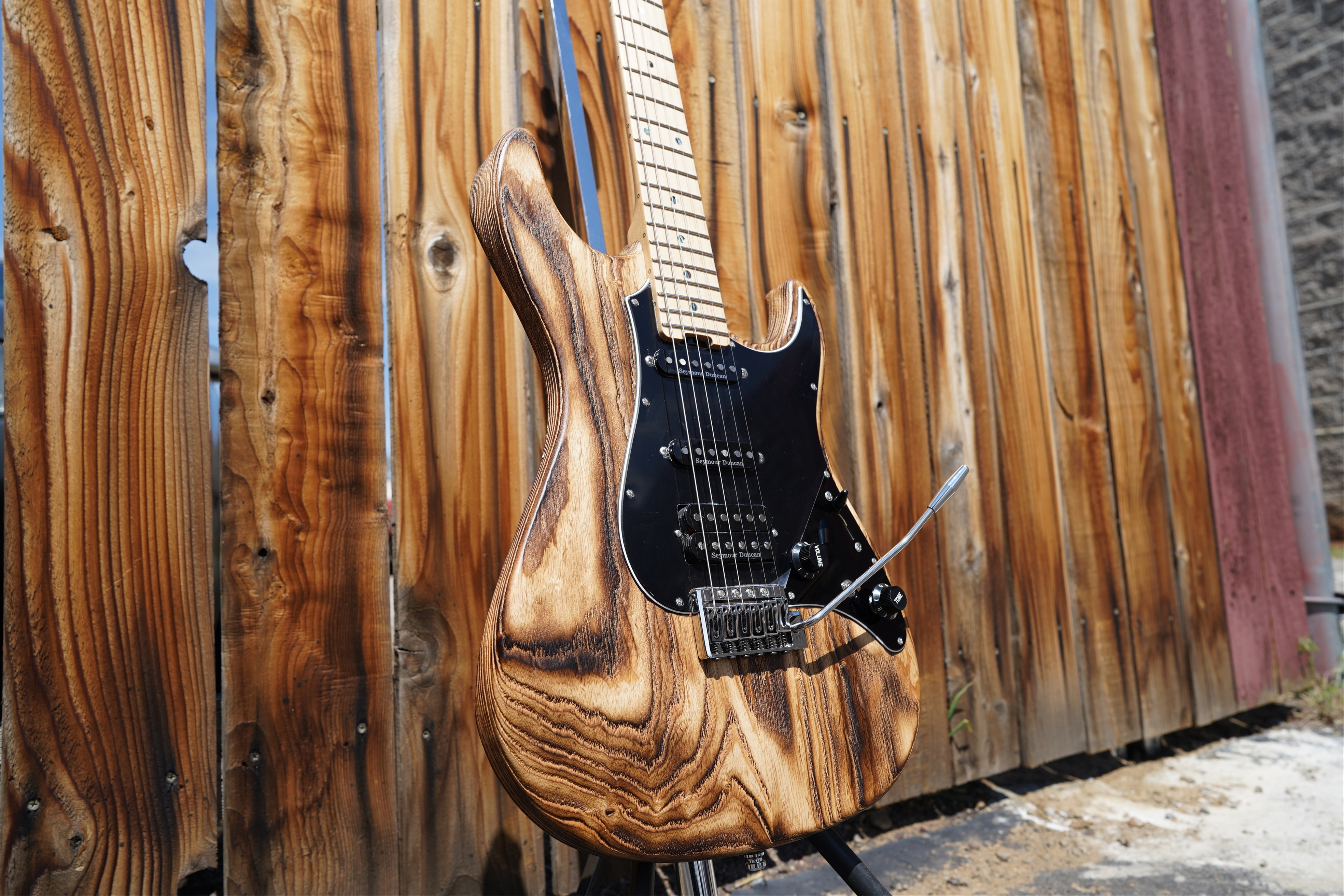 ESP Original Custom Shop Snapper AS-M Driftwood/Burner Satin 6