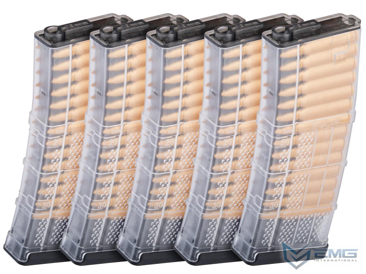 EMG 190rd Lancer Systems Licensed L5AWM Airsoft Mid-Cap Magazines