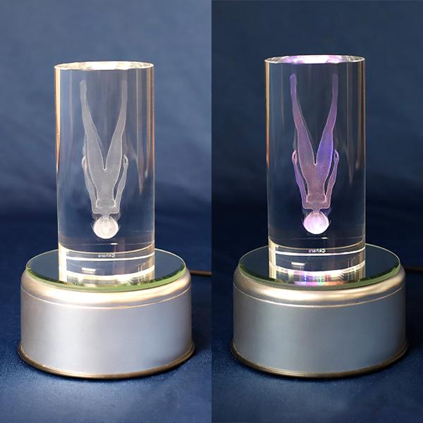 EVA STOREオリジナル メモリアルクリスタル/綾波レイ: グッズ・雑貨類