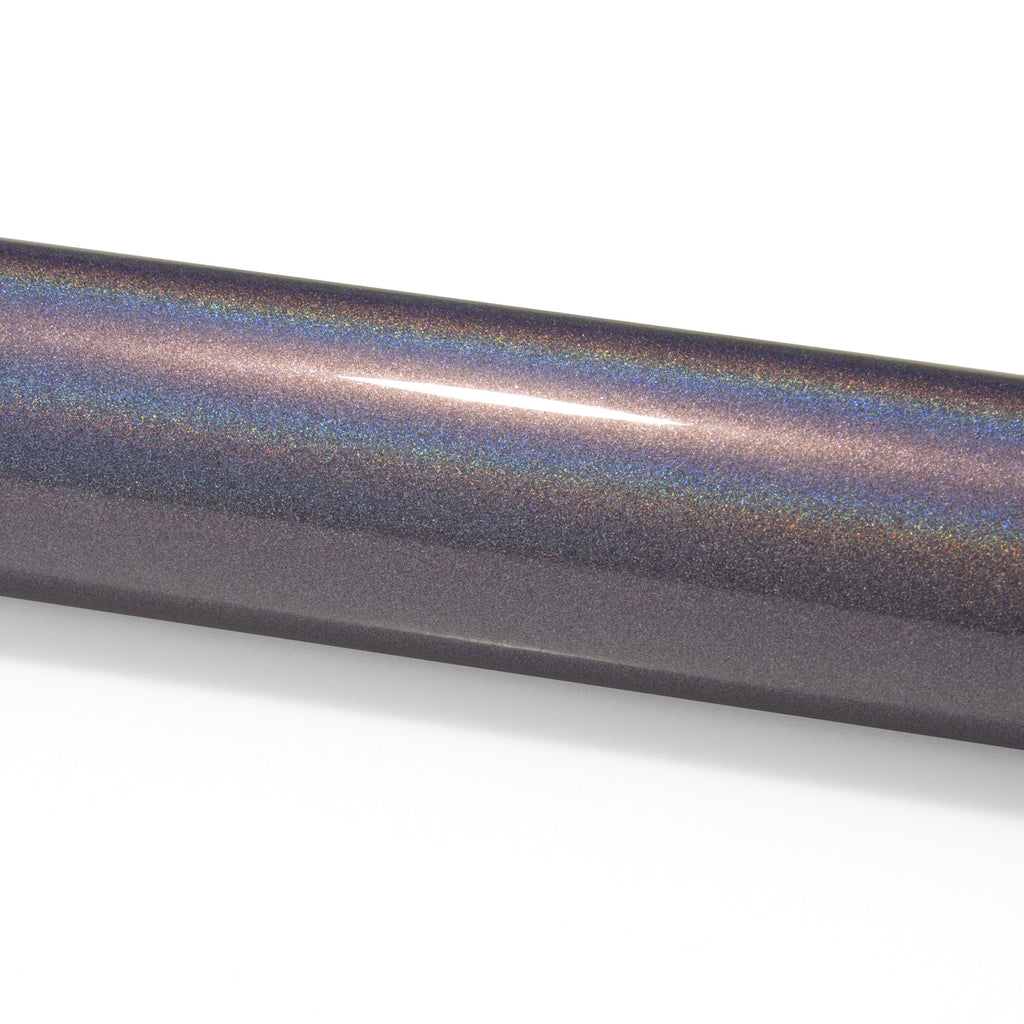 Laser Flip Gloss Gunmetal Gray Metallic Psychedelic Rainbow