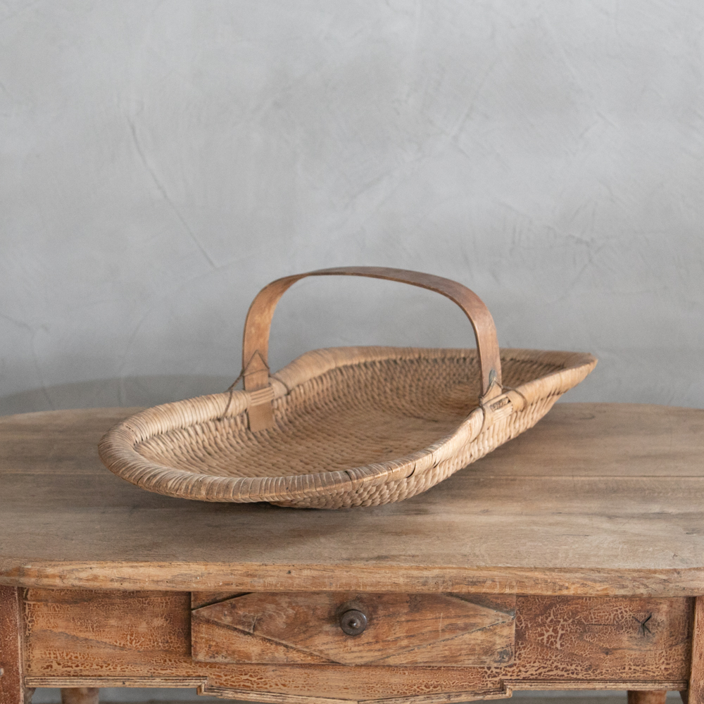 アンティーク バスケット – フランス、ヨーロッパのアンティーク