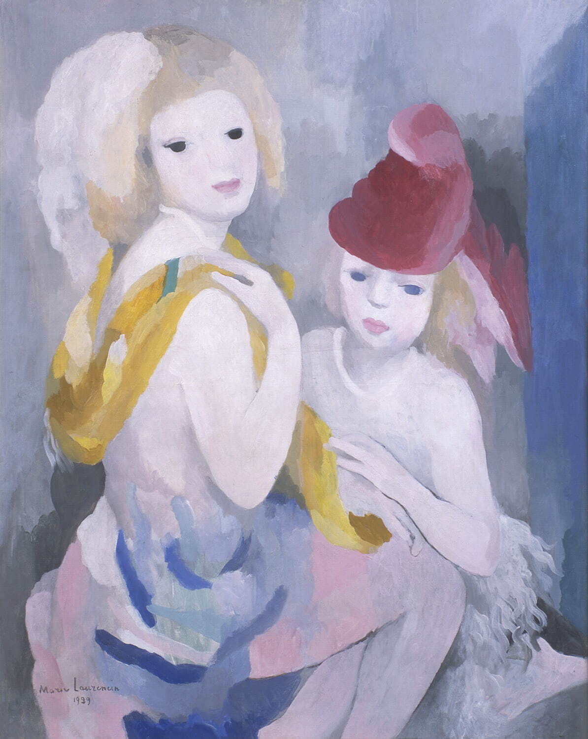 上村松園の美人画やローランサン“パステルカラー”の肖像画など公開