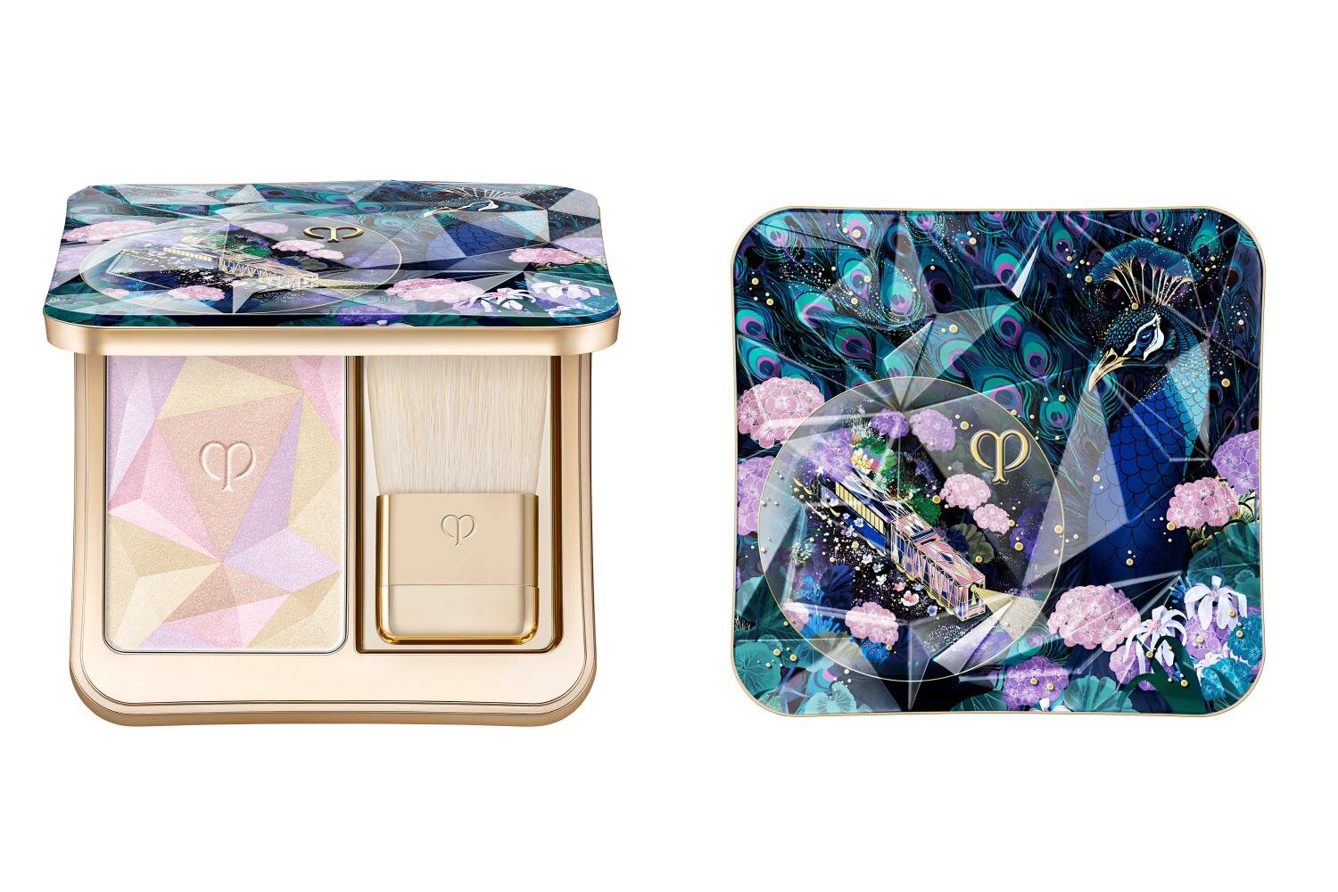 クレ・ド・ポー ボーテ25年クリスマスコスメ第2弾、“神秘的な動物”描い