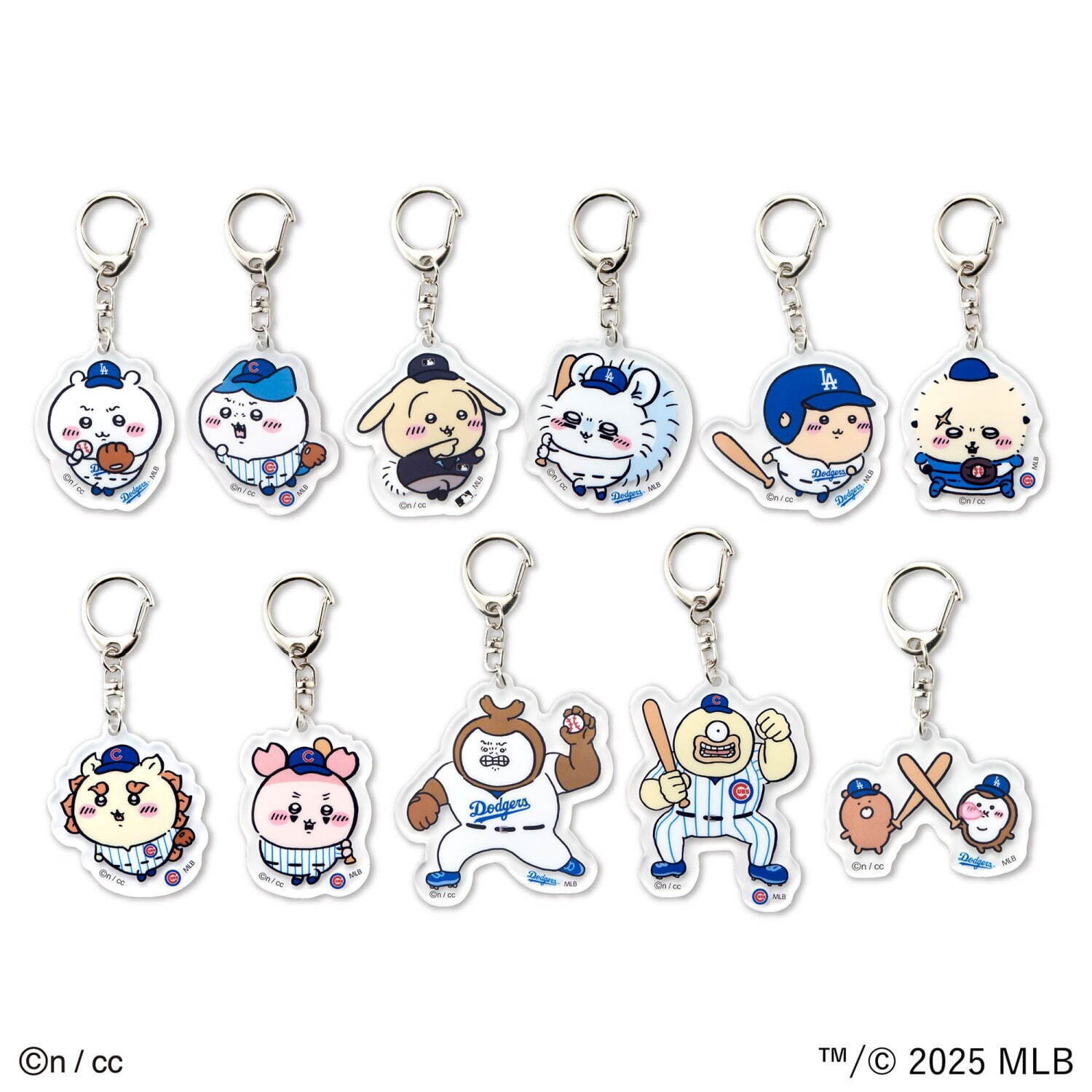 ちいかわ×MLB 東京シリーズ」限定グッズ、うさぎやハチワレたちが