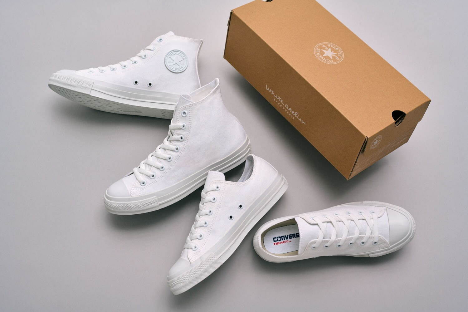 ホワイトアトリエ バイ コンバース限定“真っ白”「オールスター