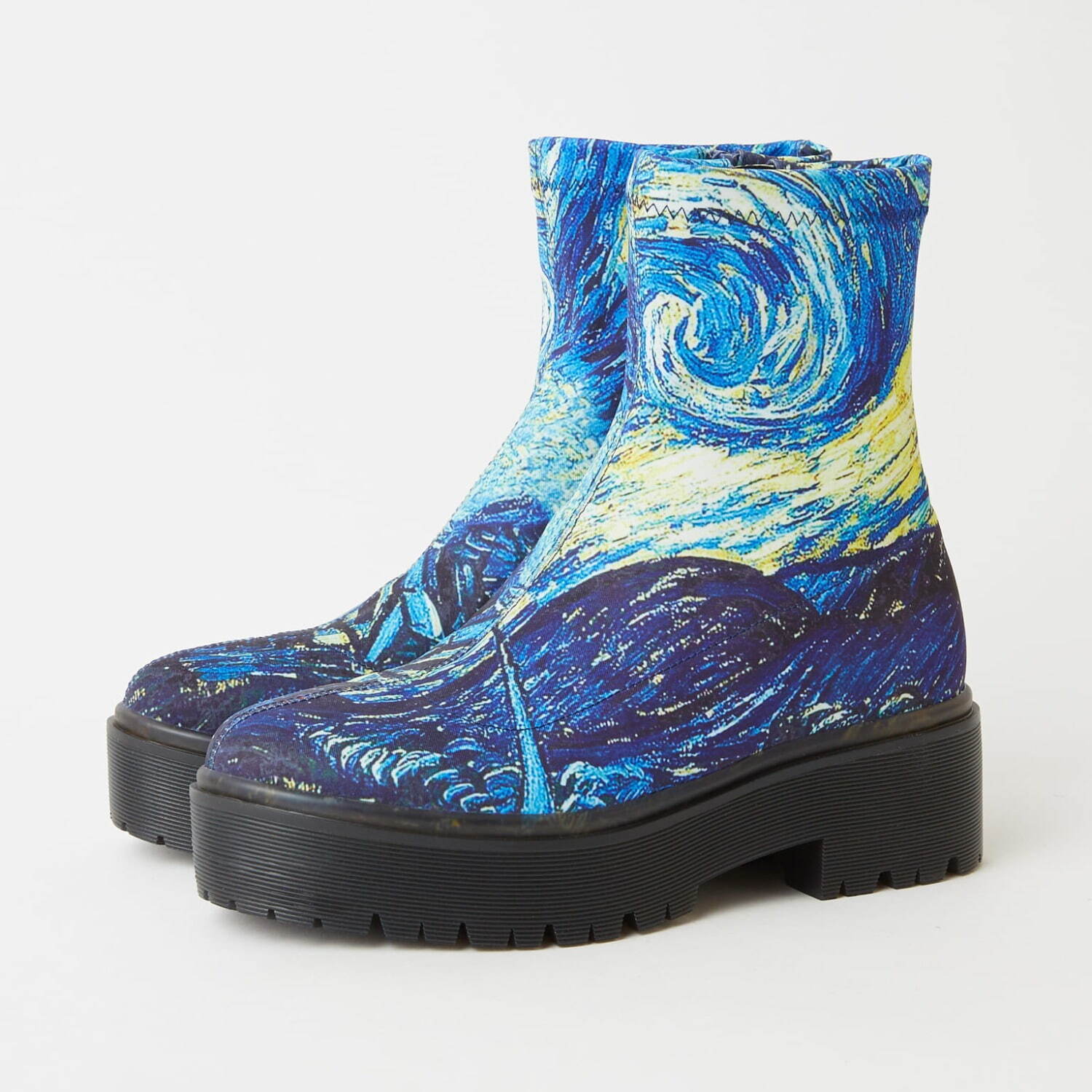 ダイアナ「絵画シリーズ」レインブーツ＆折り畳み傘、ミュシャ《百合