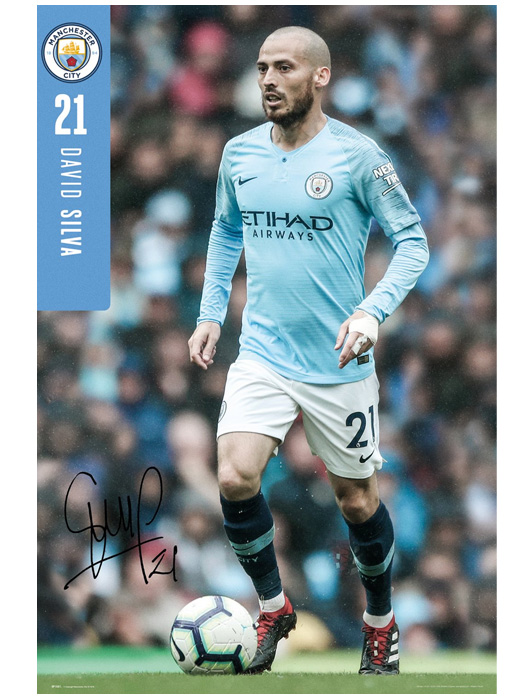 クラブオフィシャルグッズ/ポスター/マンチェスターシティ/ダビド