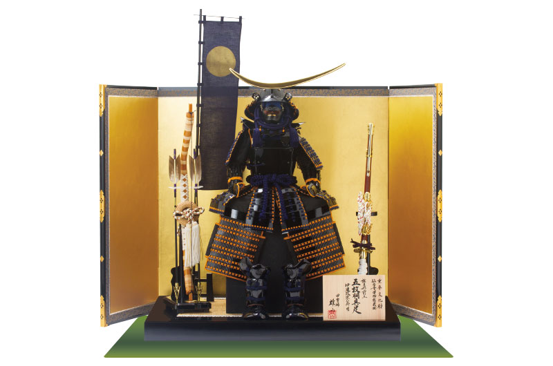 伊達政宗公 | 戦国武将鎧兜 | 小木人形