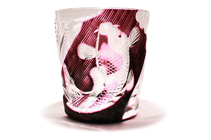 銀座ショップ「切子職人 但野英芳 作品展」 | カガミクリスタル