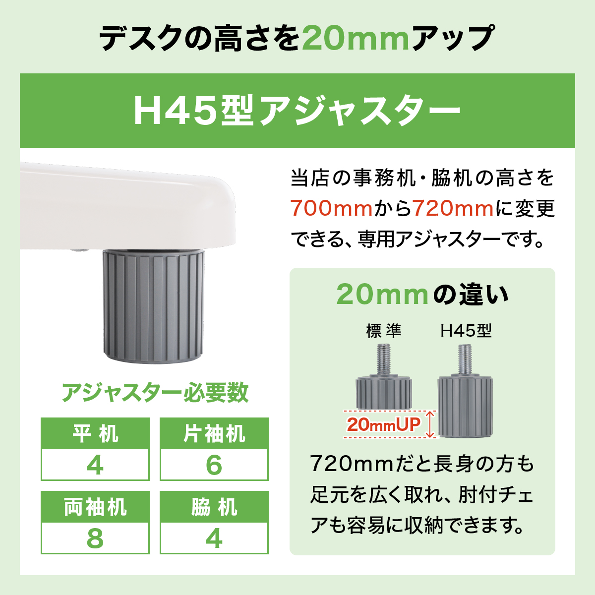 ナチュラル2段脇机 幅400 奥行700 高さ700 KDN-047-2 通販 - ワゴン