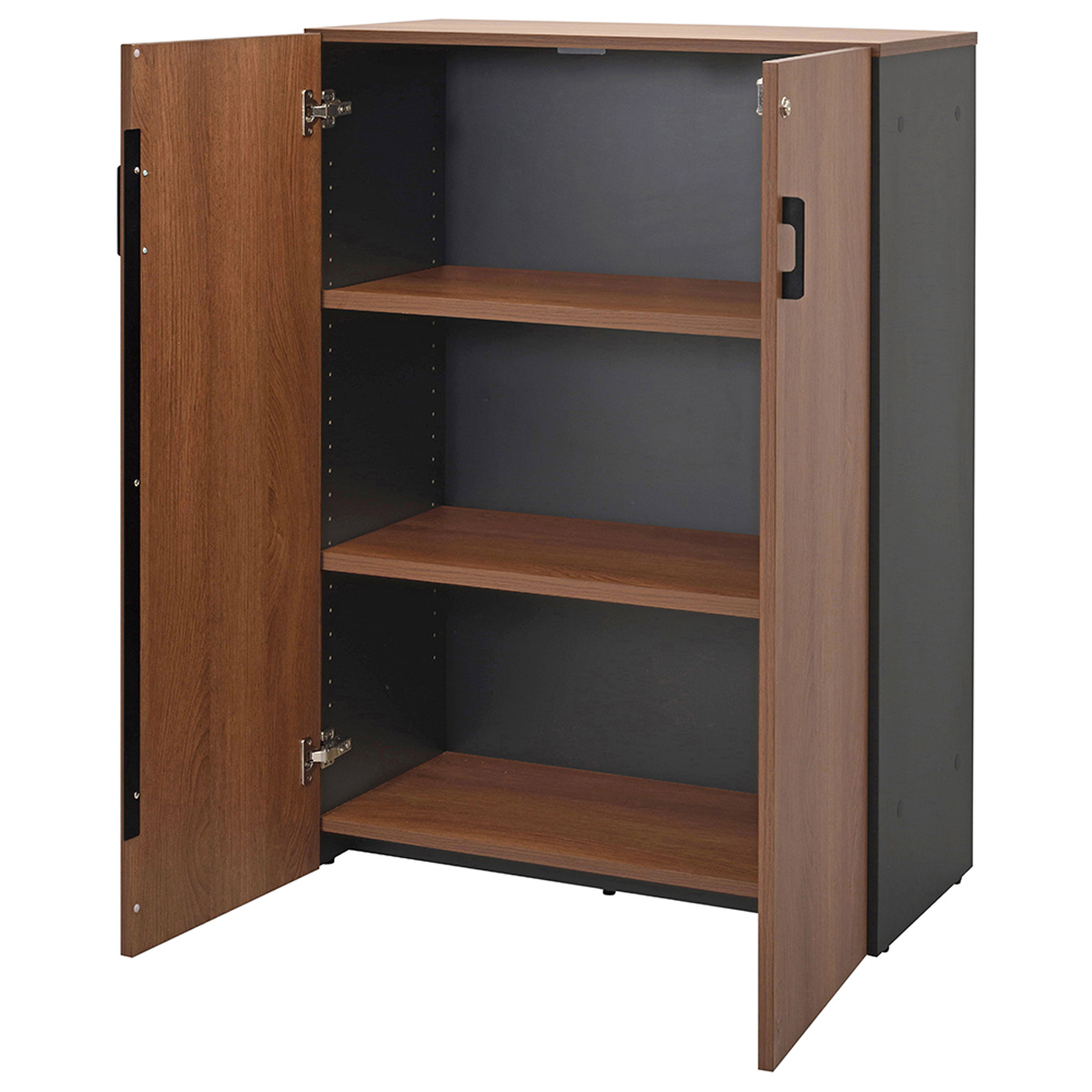 プラン 木製シェルフ ロータイプ 扉付き 幅800 奥行432 高さ1141 RY