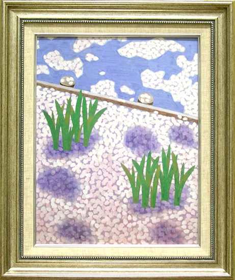 額装 福田平八郎 『花の習作』 送料無料 【複製】【美術印刷】【巨匠