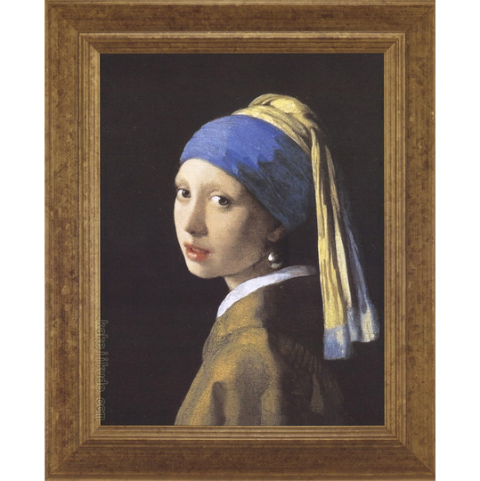 フェルメール 絵画 真珠の耳飾りの少女(青いターバンの少女） 送料無料