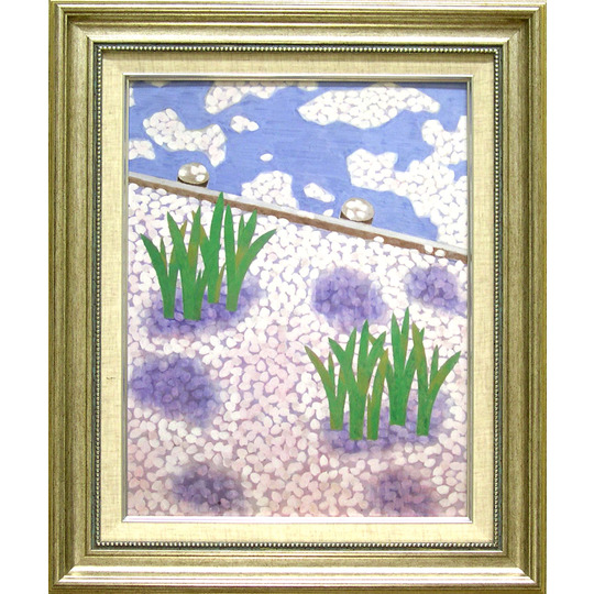 額装 福田平八郎 『花の習作』 送料無料 【複製】【美術印刷】【巨匠