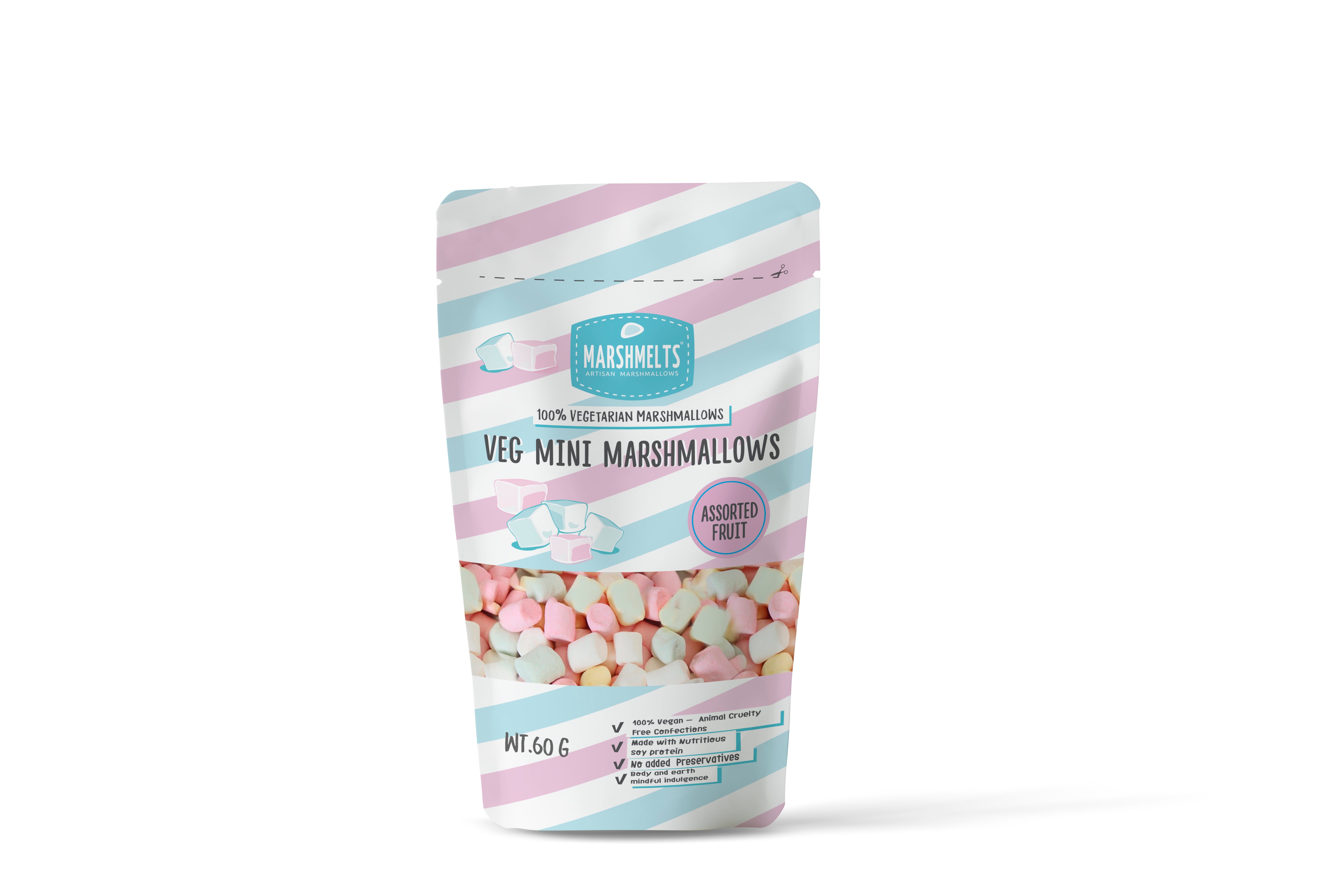 Assorted Fruit | Veg Mini Marshmallow | Marshmelts – kandee