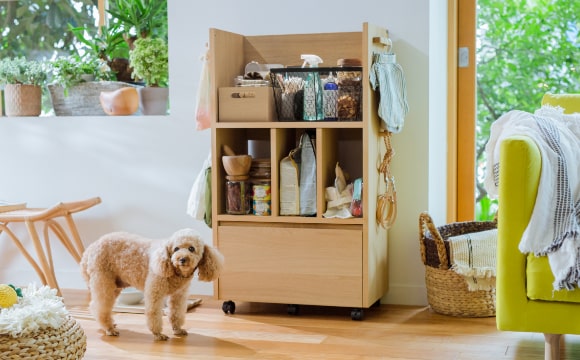 わんちゃんにおすすめマルチラック｜カリモク家具＆ペット｜【公式