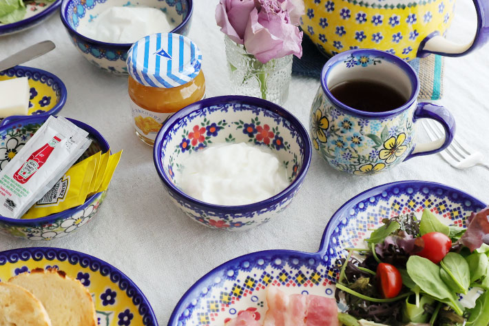 ボウル-ポーリッシュポタリー（ポーランド食器）