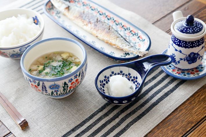 持ち手付き小鉢・ポーリッシュポタリー(ポーランド食器)