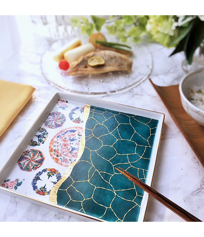 金継ぎ風 | キルンアート