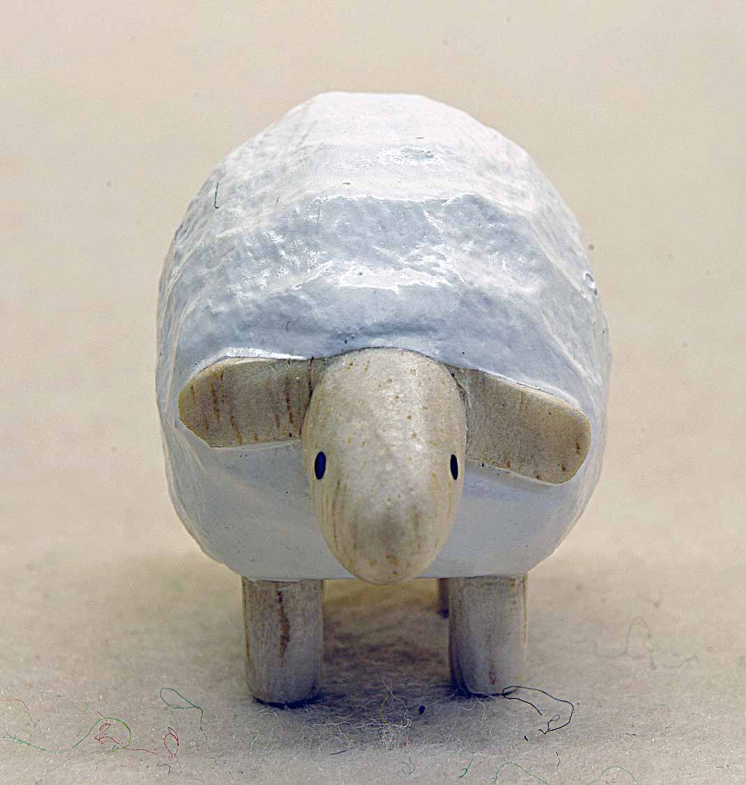 干支未 置物 G12支（未）木彫