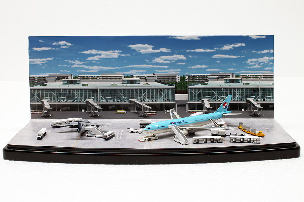 DSmW-A001 ジオラマシートmini [FREE 駐機場セット] [箱庭技研