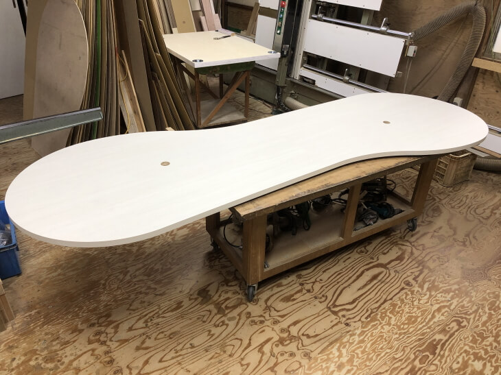 メラミン天板のサイズオーダー加工販売