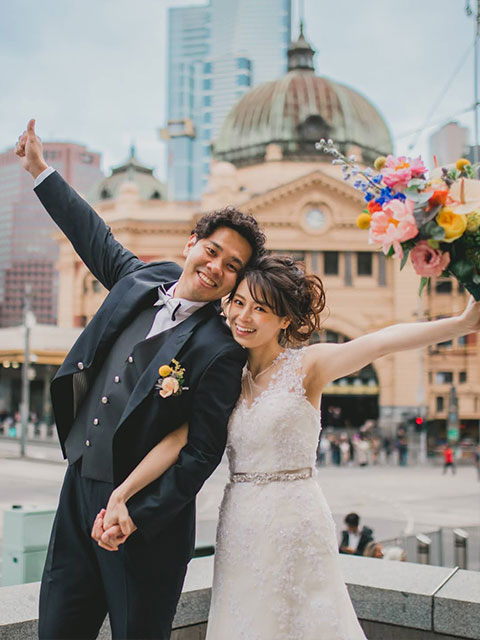 海外フォトウェディング・ウェディングフォトならHIS