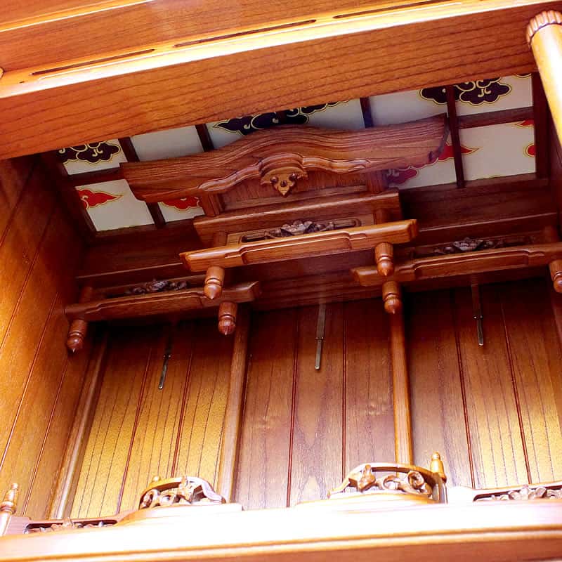 唐木仏壇・清華 - 23号・25号の大型上置の唐木仏壇｜ひだまり仏壇