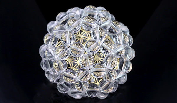 バッキーボール「賢者の石」inフラワーオブライフ|パワーストーンの