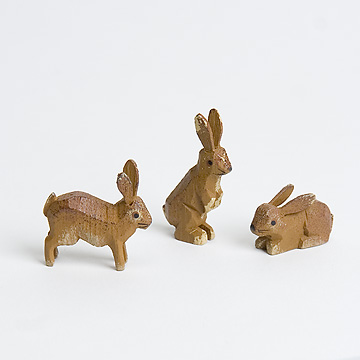 W茶うさぎ3点：生活・くらし：百町森