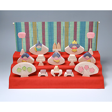 小黒三郎の組み木のひな：生活・くらし：百町森