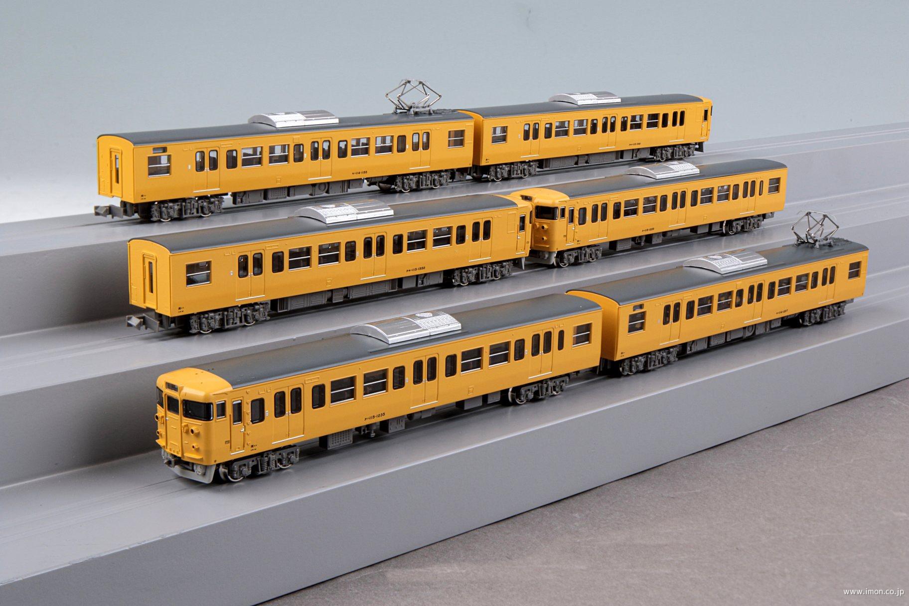 115系1000番台（30N車・D－19＋A－14編成・黄色）7両