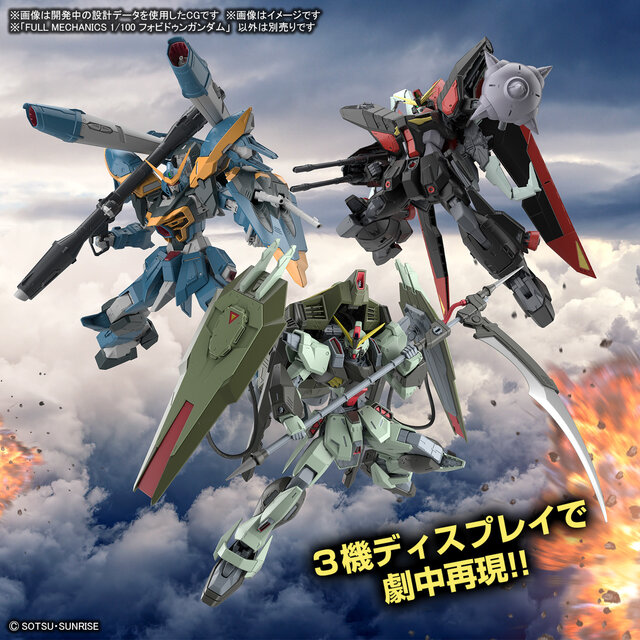 フォビドゥンガンダム」1/100フルメカニクスでガンプラ化