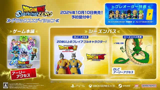 ドラゴンボール Sparking! ZERO』発売日が10月10日に決定！豪華特典