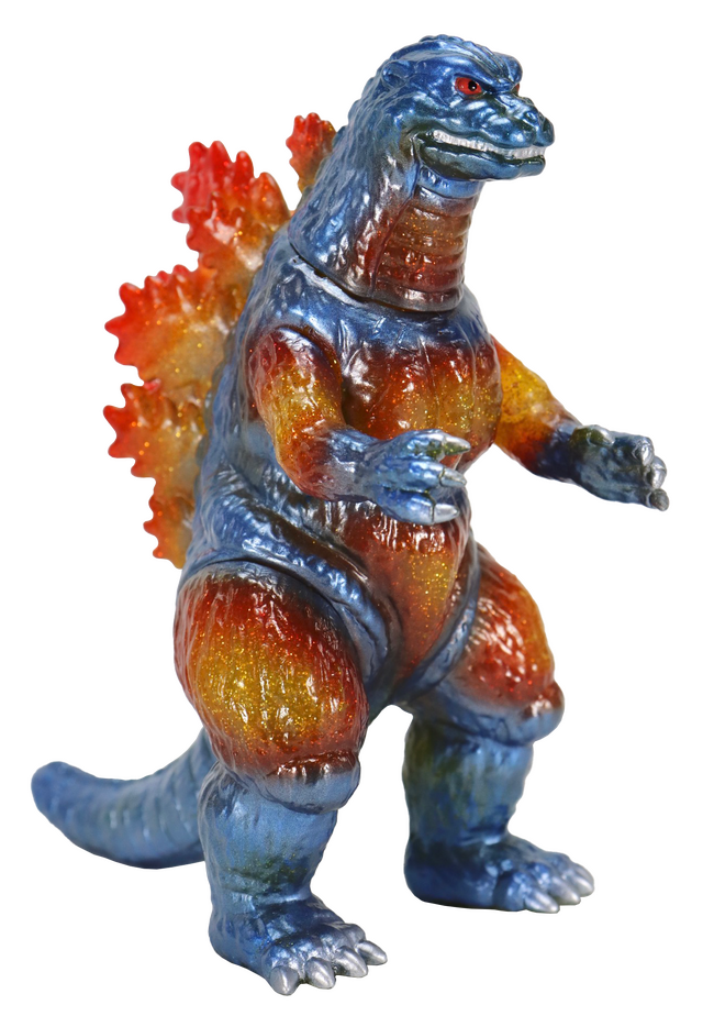 ラメを贅沢に使用して灼熱を表現！「バーニングゴジラ」数量限定ソフビ