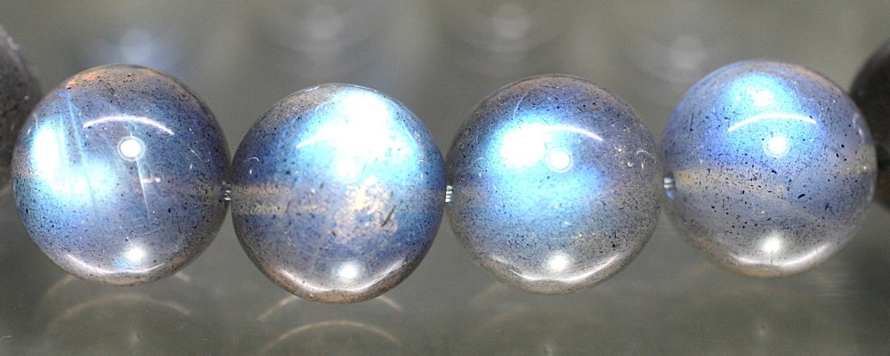 高品質++]ラブラドライトブレスレット（約14mm玉） - 埼玉県吉川市の