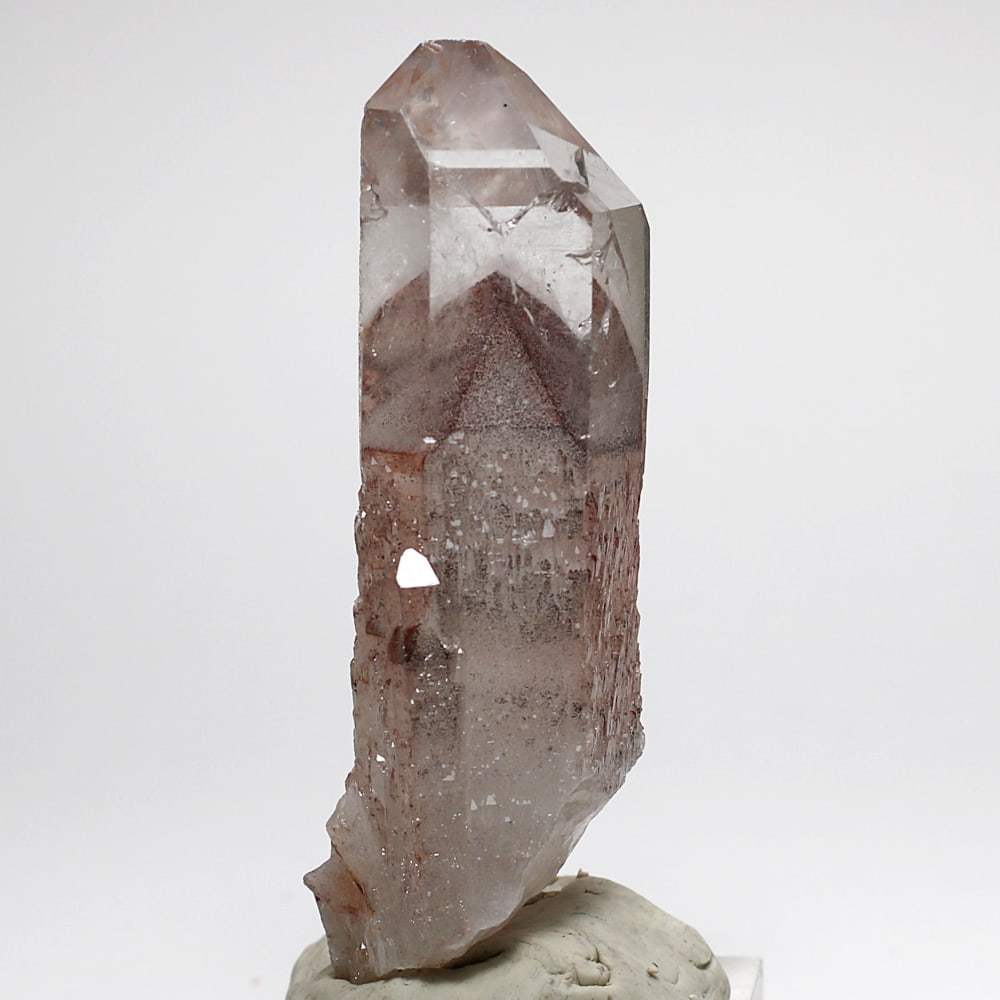 高品質]インド/アーンドラ教区鉱山産レッドファントムクォーツ原石