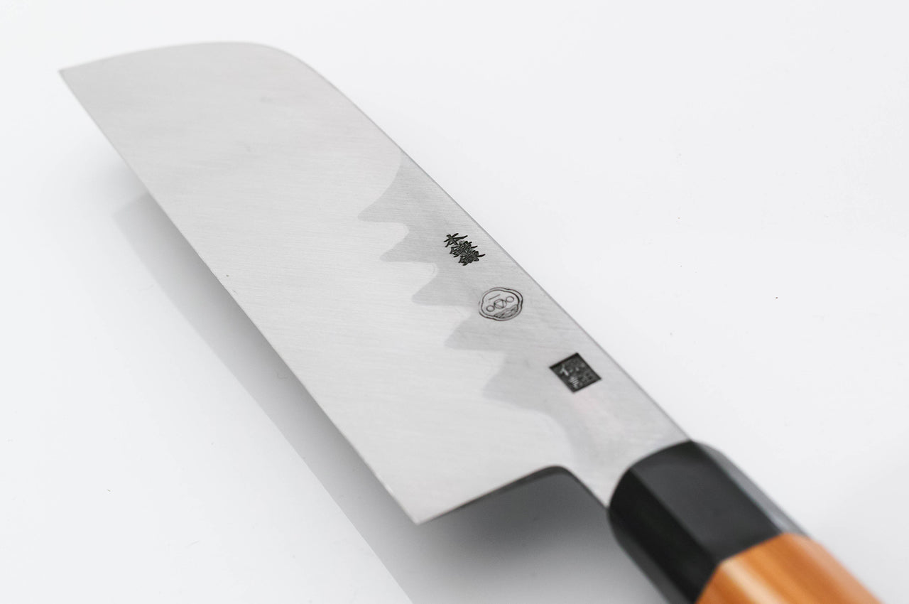 堺一文字光秀 青鋼 紋鍛錬 鎌薄刃包丁